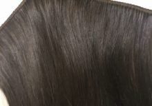 Virgin hair medium brown weft