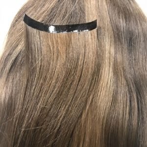 Virgin Hair 8/0 Dark Blond Tape In Extensions